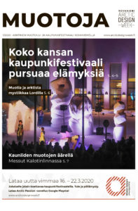 Arktinen muotoilu- ja kaupunkifestivaalin Muotoja -lehti 