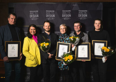 Arctic Design Weekin tunnustuspalkinnot jaettiin – Lappset Group on vuoden 2023 muotoiluintensiivinen yritys